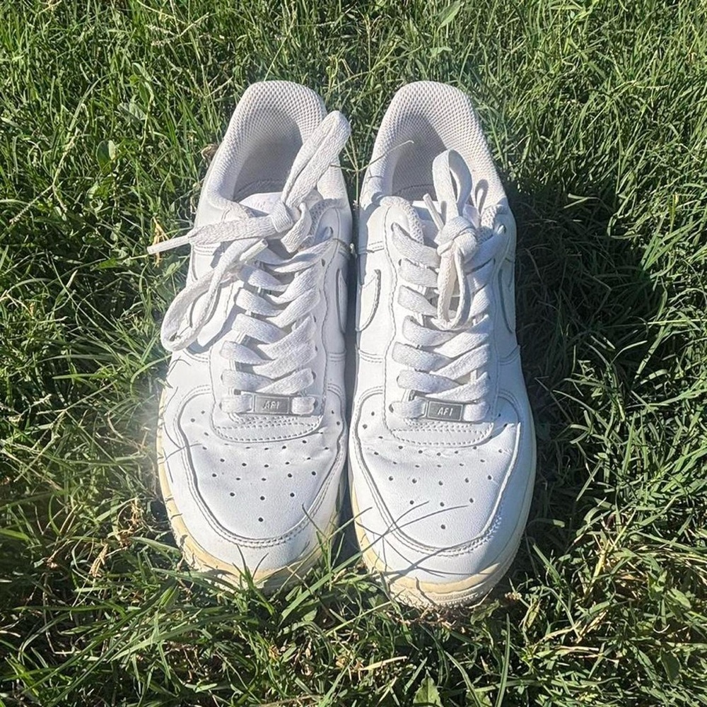 Women White Nike Air Force Ones